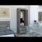 Tuhome Lisboa Armoire, Rod, Double Door, Two Drawers, Metal Handles, Light Gray CLZ5535 - alternate 1